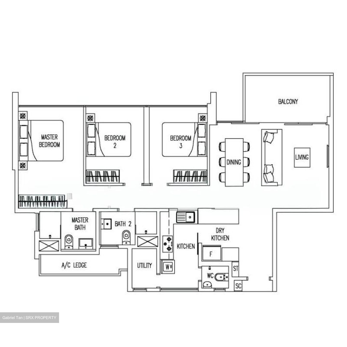Twin Waterfalls (D19), Condominium #602868911